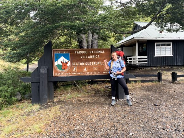 Beginning of the Villarrica Traverse