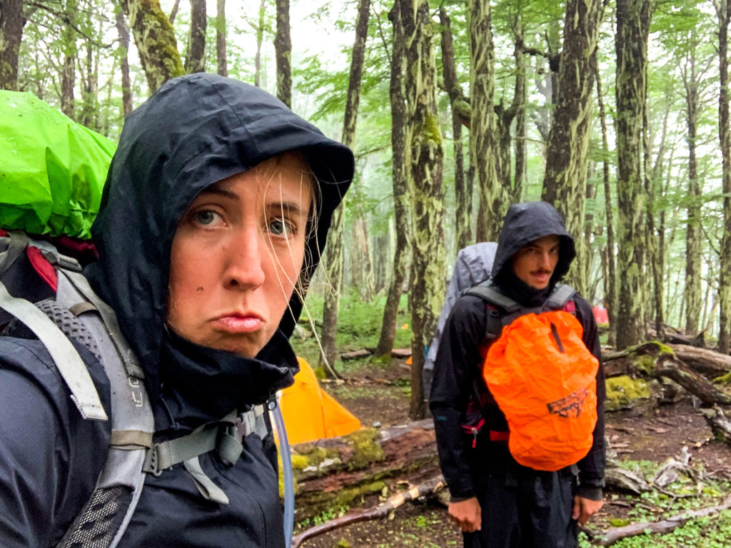 Rainy day on the trek