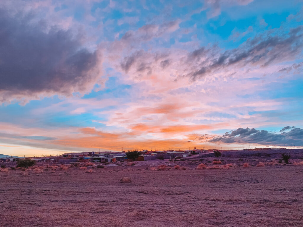 Sunset in San Pedro de Atacama