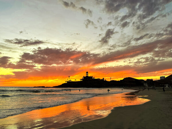 sunset at Cerritos Beach is a top thing to do in baja california