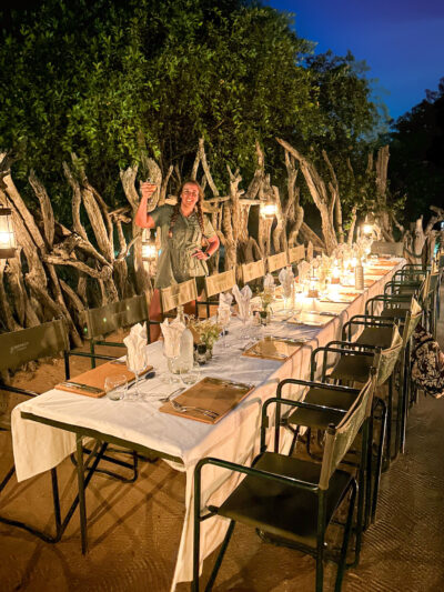 Baobab Ridge Safari Lodge Bonfire Dinner