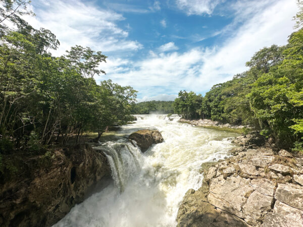 Las Nubes Waterfall Chiapas Mexico