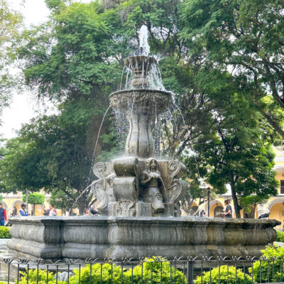 Fountain in Antigua Main Square