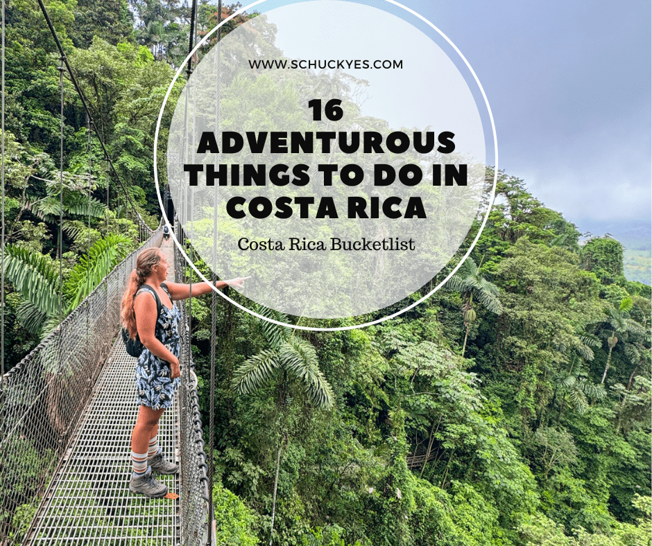 Adventurous things to do in Costa Rica