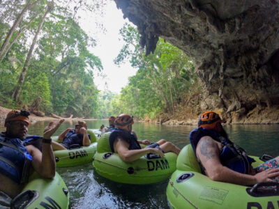 cave tubing belize